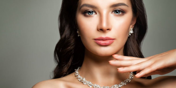 bracelet and earrings