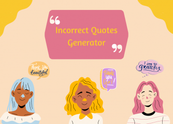 Incorrect Quotes Generator