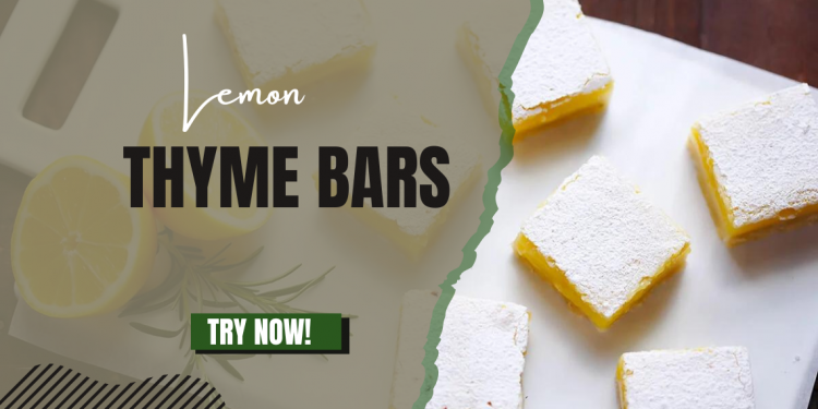 Thyme Bars