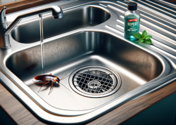 how to stop roaches from coming up drain
