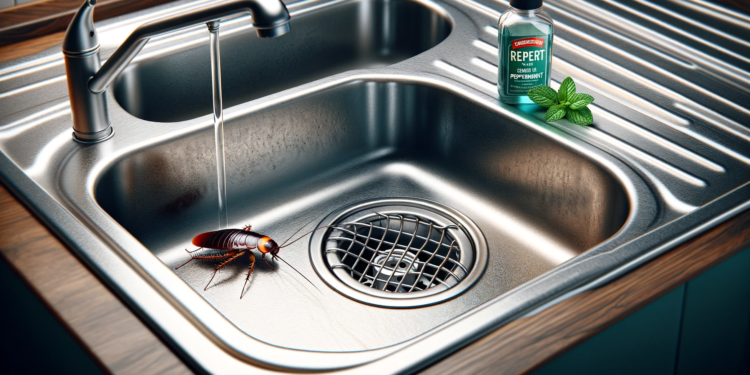 how to stop roaches from coming up drain
