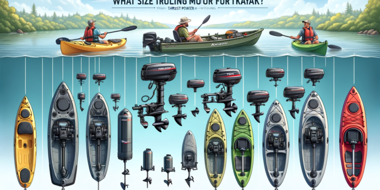 what size trolling motor for kayak
